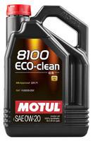 Моторне мастило MOTUL 8100 Eco-Clean 0W-20, 5 літрів 0W20 (868151 / 108862)