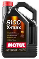 Моторне мастило MOTUL 8100 X-max, 0W40 4 літри 0W-40 (348207 / 104532)