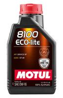 Моторне мастило MOTUL 8100 Eco-lite 0W-16, 1 літр 0W16 (841011 / 110376)