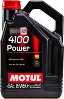 Моторне мастило MOTUL 4100 POWER 15W-50, 4 літри 15W50 (386207 / 100271)