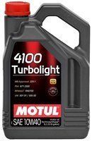 Моторне мастило MOTUL 4100 Turbolight 10W-40, 5 літрів 10W40 (387606 / 108645)