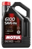 Моторне мастило MOTUL 6100 Save-lite 5W-20, 4 літри 5W20 (841350 / 108030)