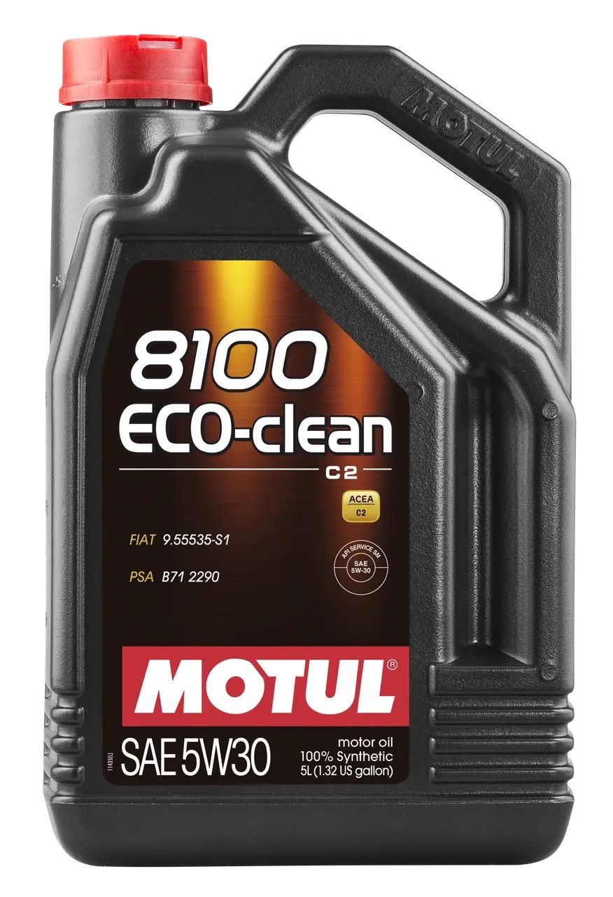 Моторне мастило MOTUL 8100 Eco-Clean 5W-30, 5 літрів 5W30 (841551 / 101545)