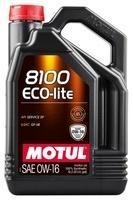 Моторне мастило MOTUL 8100 Eco-lite 0W-16, 5 літрів 0W16 (841051 / 110379)
