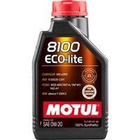 Моторне мастило MOTUL 8100 Eco-lite 0W-20, 1 літр 0W20 (841111 / 108534)