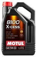 Моторне мастило MOTUL 8100 X-cess, 5W30 4 літри 5W-30 (368107 / 108945)