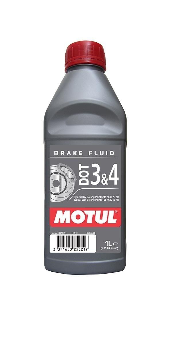 Гальмівна рідина MOTUL DOT 3&4 Brake Fluid 1 літр (807901 / 105835)