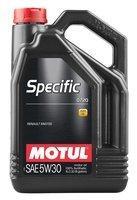 Моторне мастило MOTUL SPECIFIC 0720 5W-30, 5 літрів 5W30 (102209 / 102209)