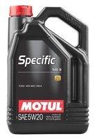Моторне мастило MOTUL SPECIFIC 948B 5W-20, 5 літрів 5W20 (867351 / 106352)