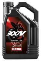 Моторне мастило MOTUL 300V 4T FACTORY LINE ROAD RACING 10W-40, 4 літри 10W40 (836141 / 104121)