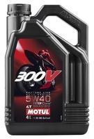 Моторне мастило MOTUL 300V 4T FACTORY LINE ROAD RACING 5W-40, 4 літри 5W40 (836041 / 104115)