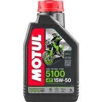 Моторне мастило MOTUL 5100 4T 15W-50, 1 літр 15W50 (836711 / 104080)