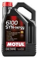 Моторне мастило MOTUL 6100 Syn-nergy 5W-40, 4 літри 5W40 (368350 / 107978)