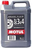 Гальмівна рідина MOTUL DOT 3&4 Brake Fluid 5л (807906 / 104247)