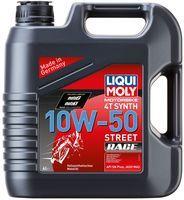 Моторне мастило Liqui Moly Motorbike 4T Synth Street Race 10W-50, 4 літри (7508)