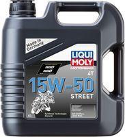 Моторне мастило Liqui Moly Motorbike 4T 15W-50 Street, 4 літри (1689)